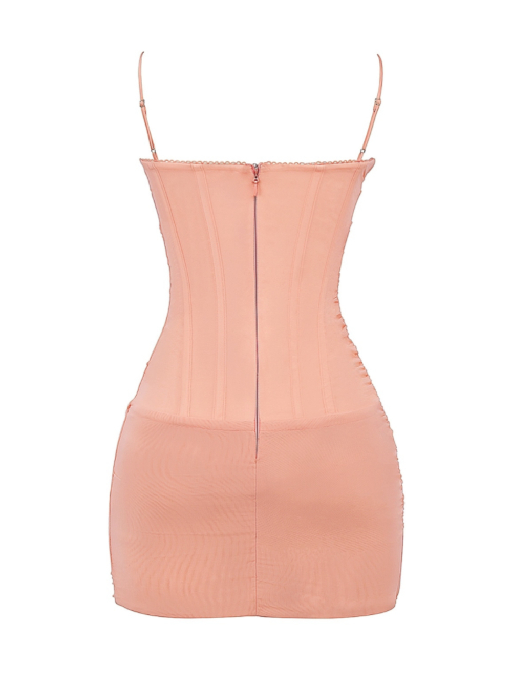 House of CB Juno Sorbet Corset Mini Dress Size S Tall - Picture 6 of 14
